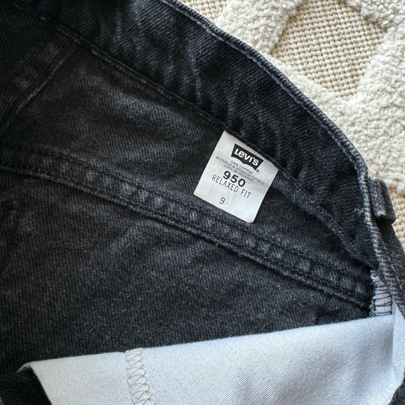 Vintage 90’s Dark Wash Levi’s 950 Relaxed Shorts Size 9 Classic Orange Tab - Picture 12 of 14